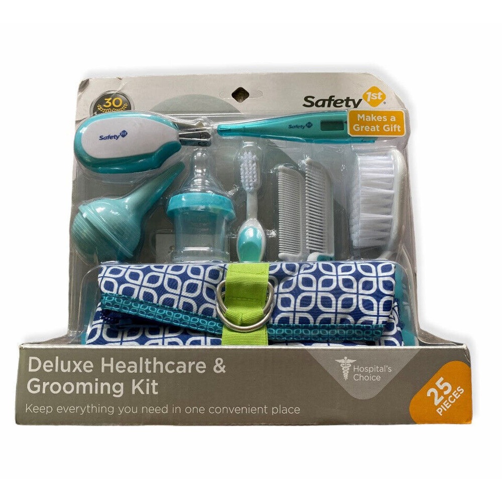 Safety 1st Deluxe 25-Piece Healthcare & Grooming Kit (Arctic Blue)